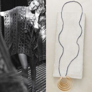 {Anthro} Echoing Pendant Necklace